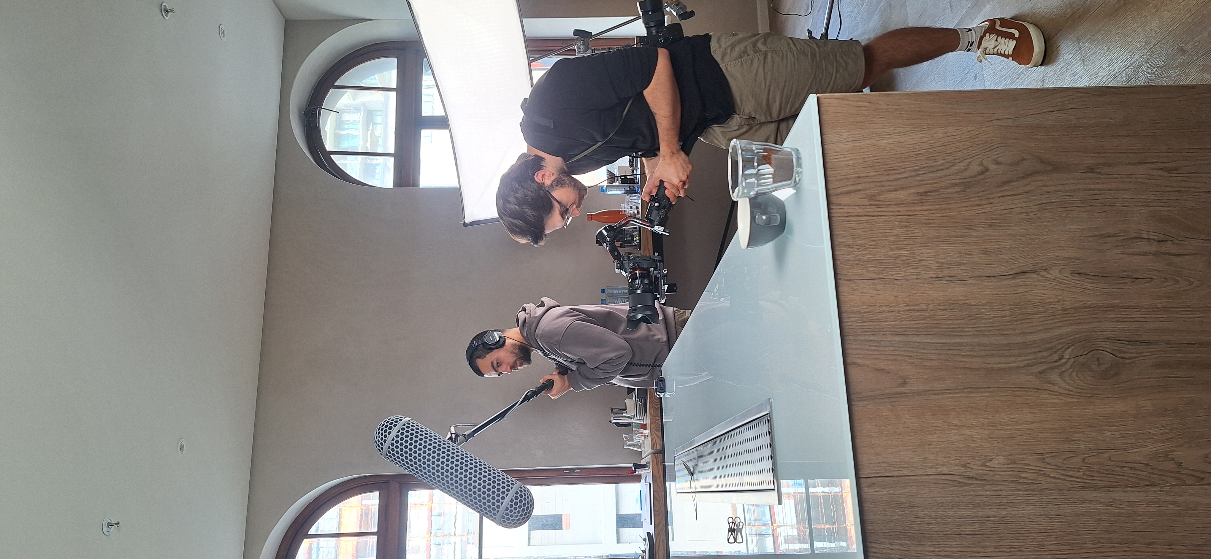 Behind the scenes